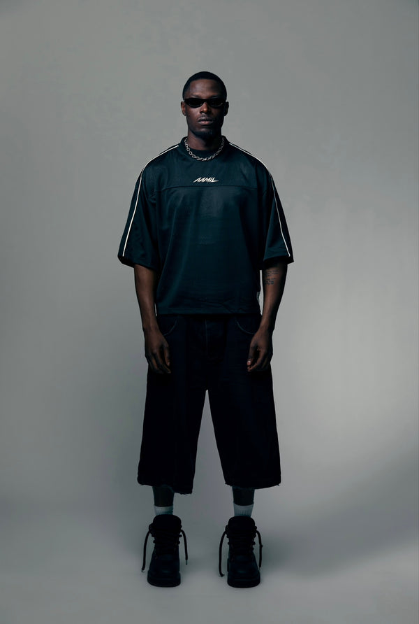 P/O/A Tee - Black/White