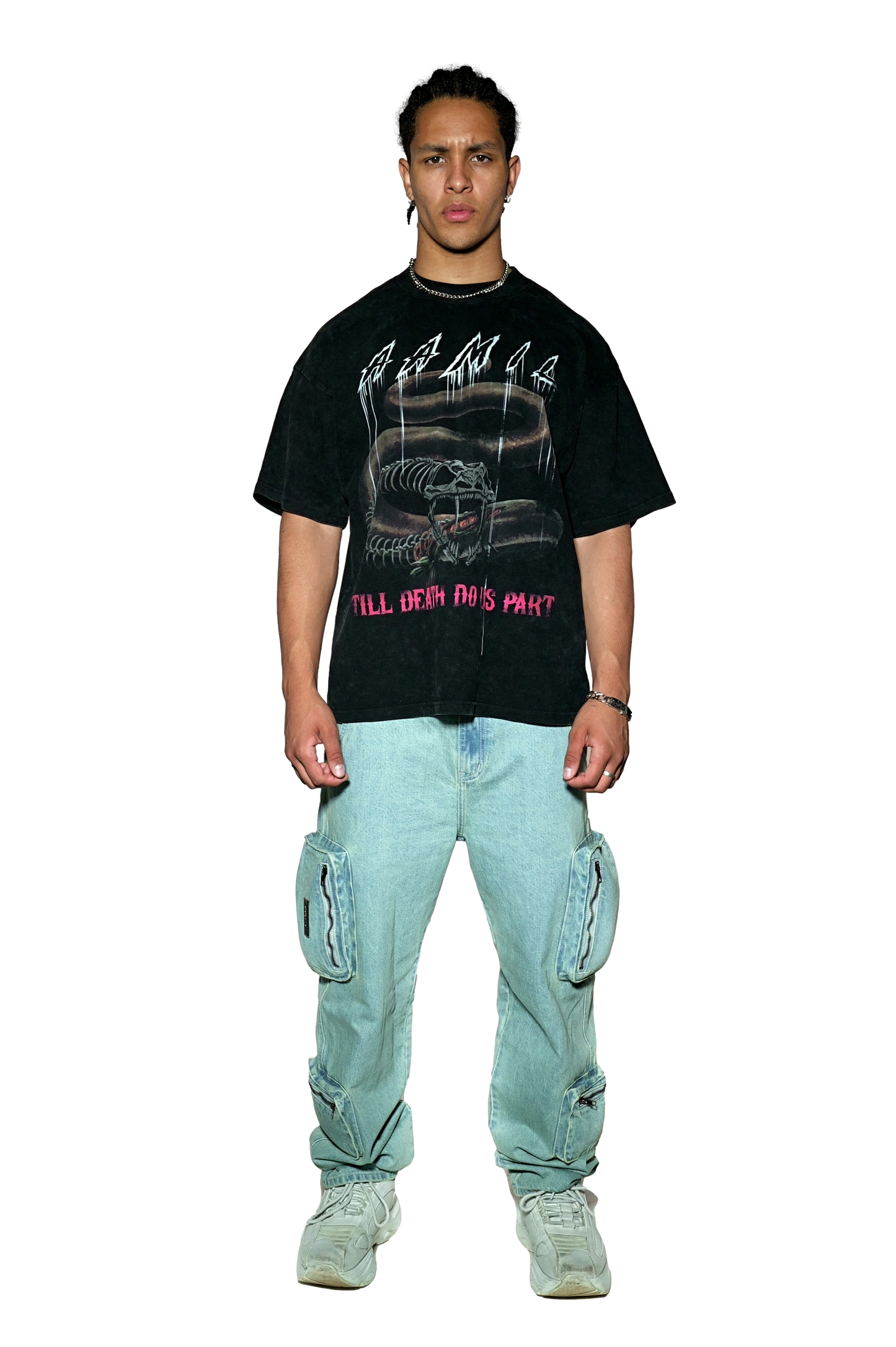 Multifunctional Denim Cargos