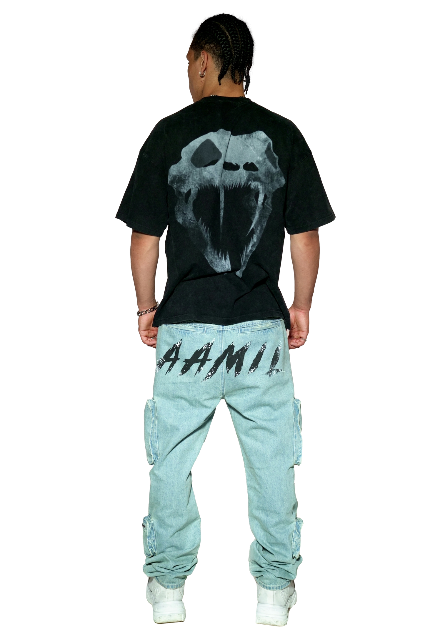 Multifunctional Denim Cargos