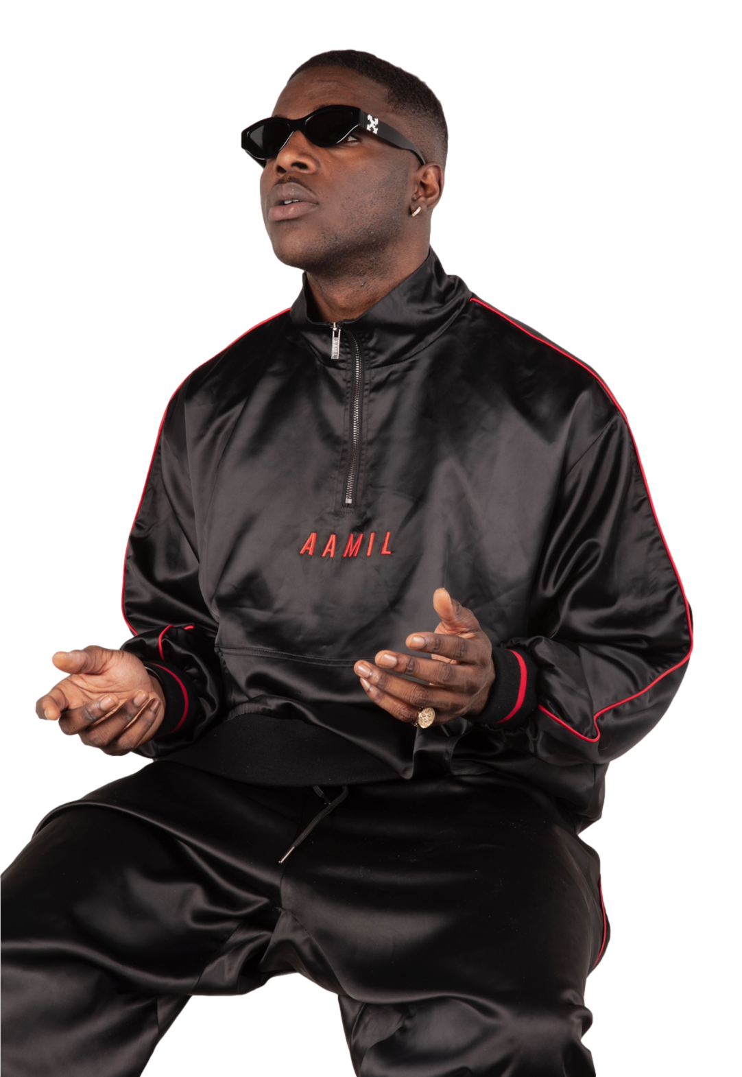 Sable Satin Pullover