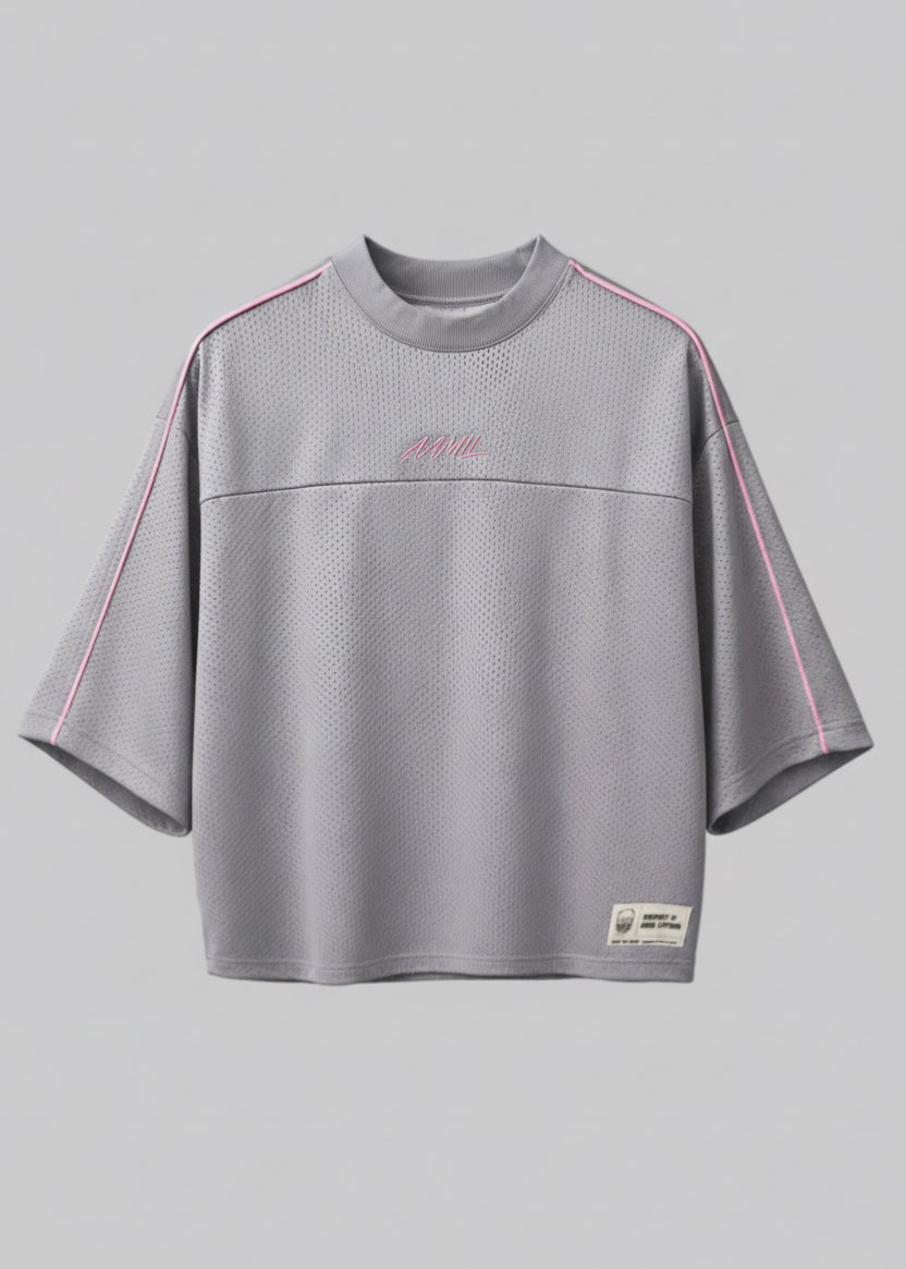 P/O/A Tee - Chrome/Pink