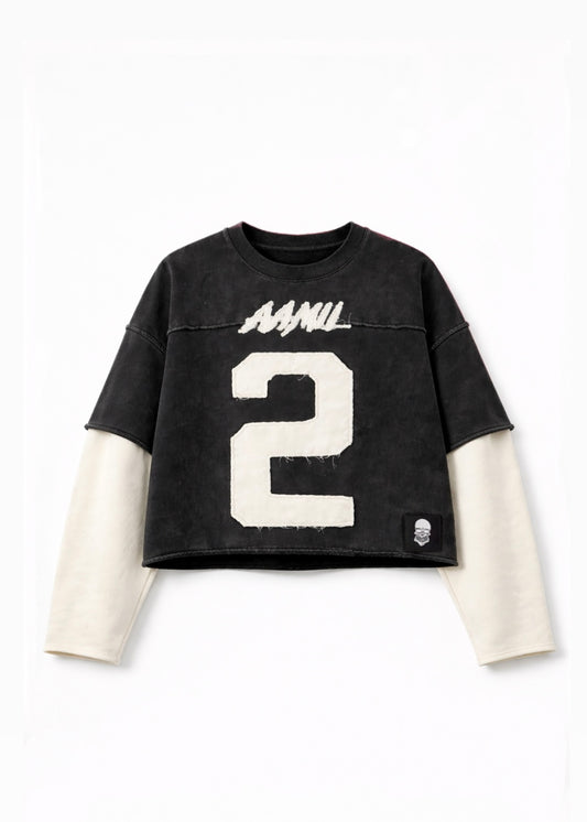 Vintage Black ‘2’ Tone Jumper