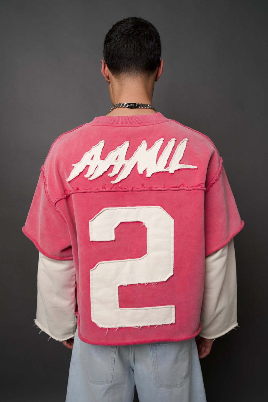 Vintage Pink ‘2’ Tone Jumper