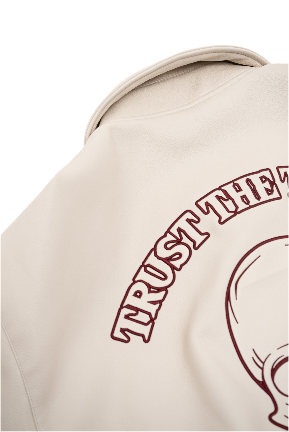 V2 Raw Steel Leather Jacket