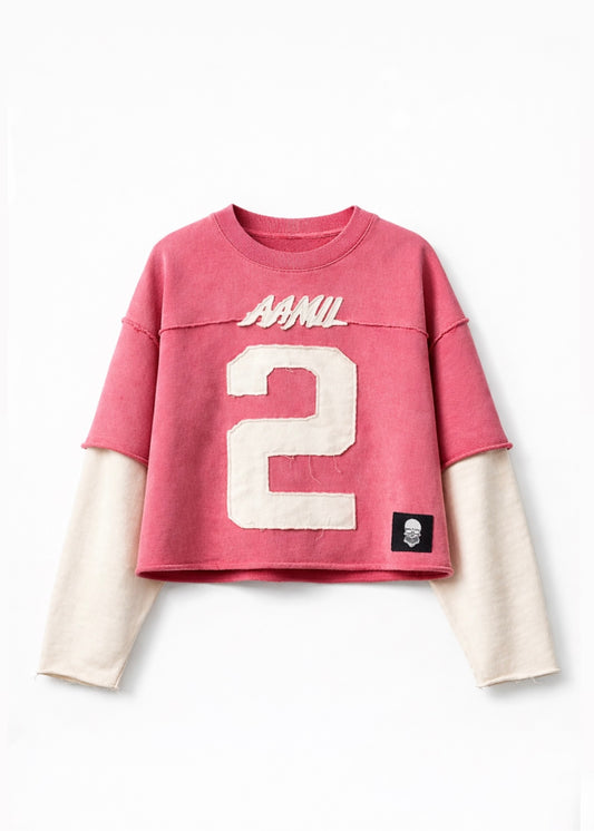 Vintage Pink ‘2’ Tone Jumper