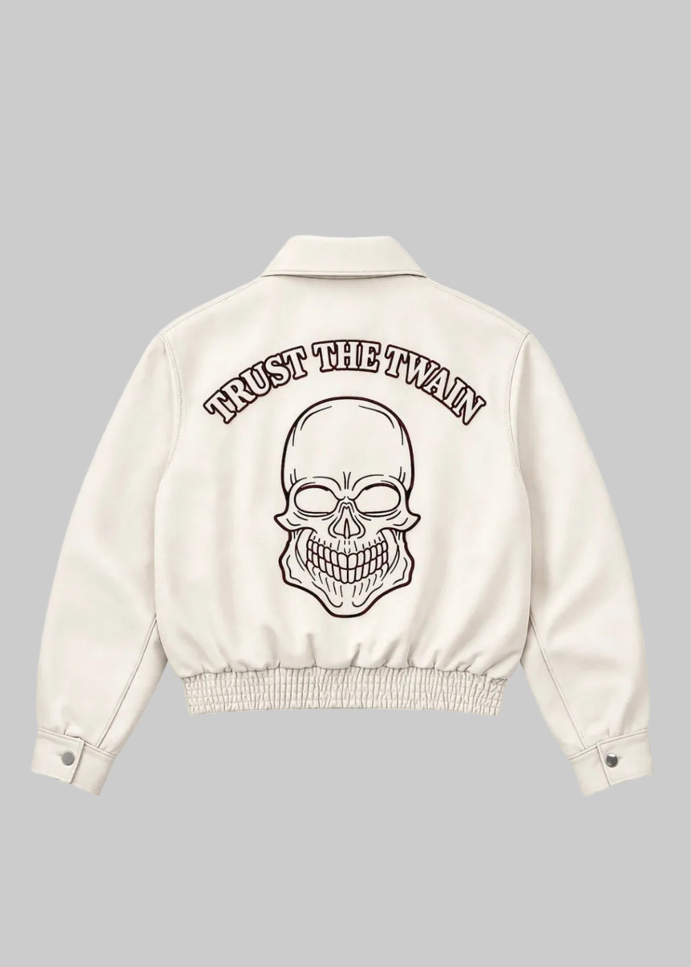 V2 Raw Steel Leather Jacket