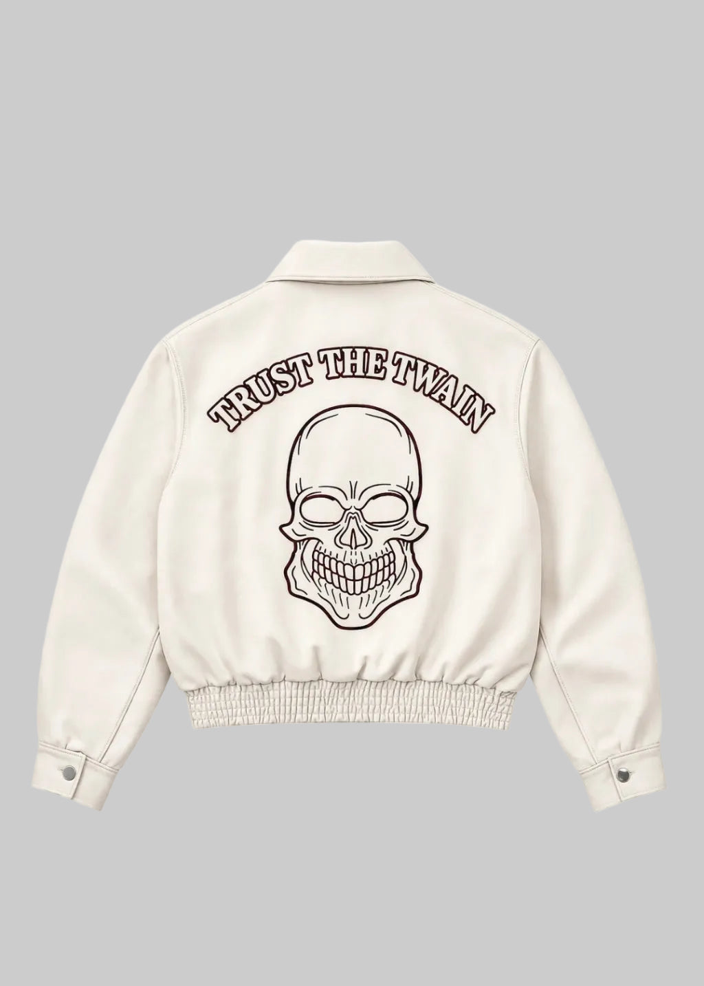 V2 Raw Steel Leather Jacket