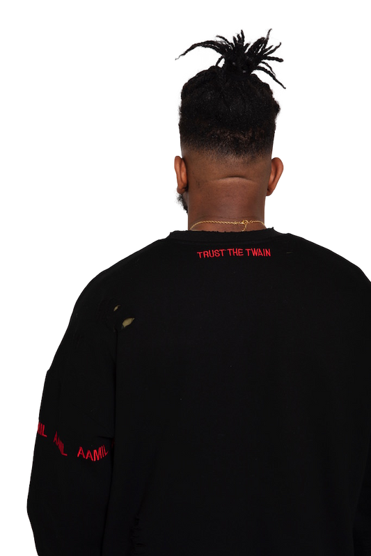 AAMIL® Black Extensions Jumper