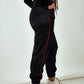 Female Sable Satin Track Pants