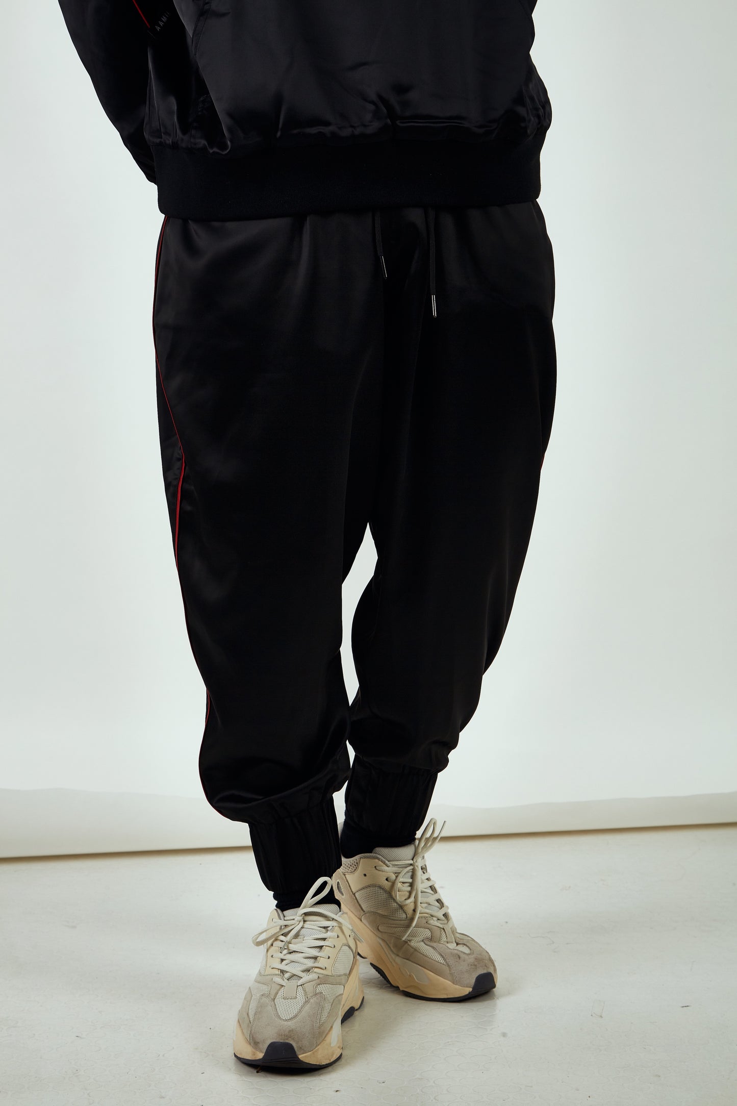 Male Sable Satin Track Pants