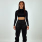 Female Sable Satin Track Pants