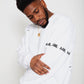 AAMIL®  White Extensions Jumper