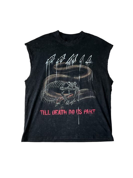 Sleeveless Till Death Tee (Onyx)