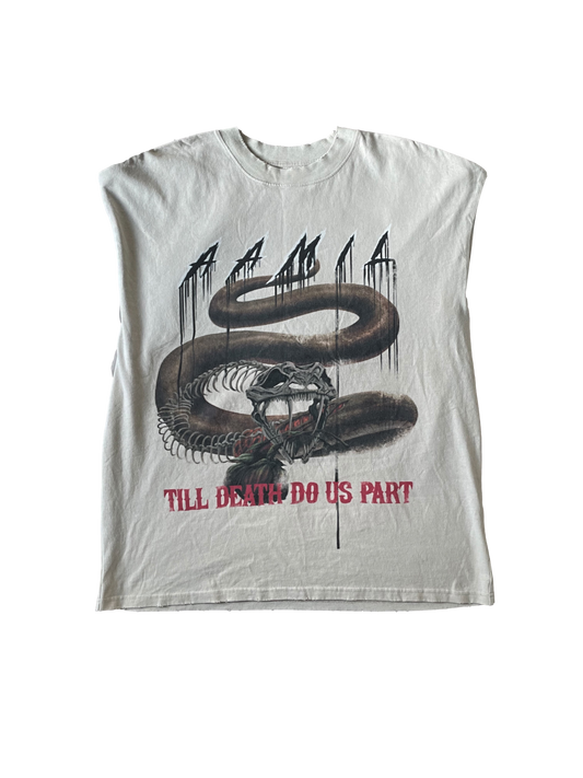 Sleeveless Till Death Tee (Cream)
