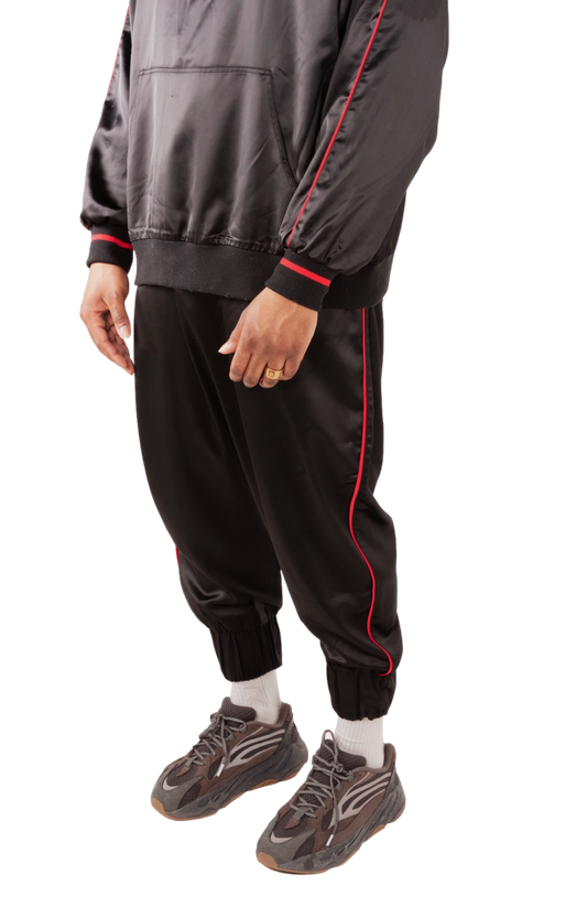 Male Sable Satin Track Pants