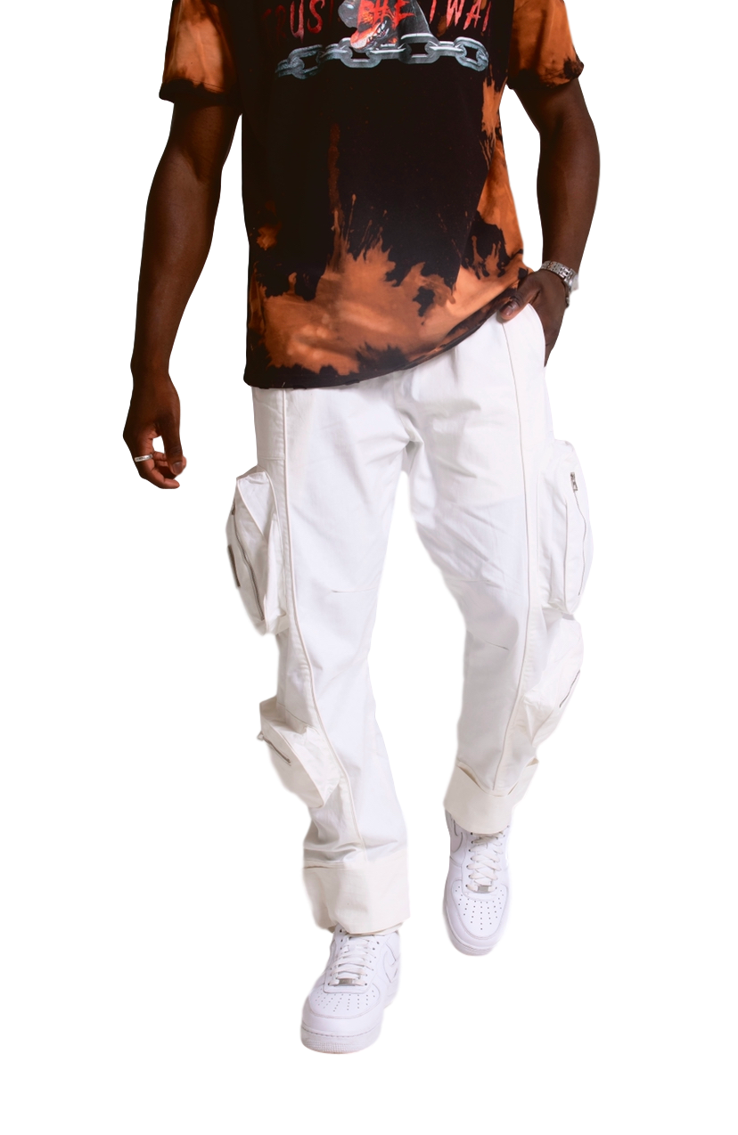 AAMIL Multi-Functional cargo pants (White)