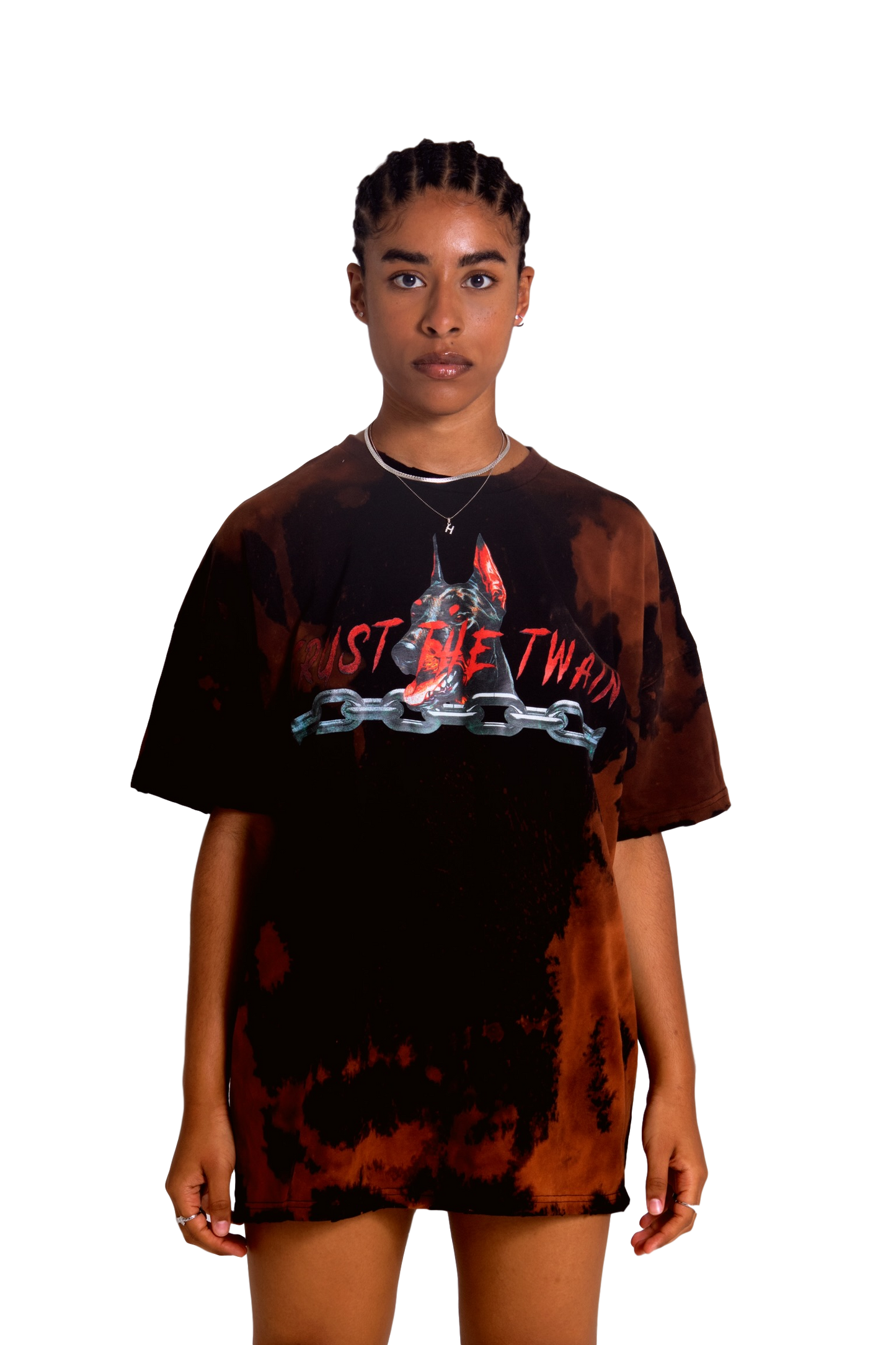 Unchained Doberman Tee (Bleached Shade)