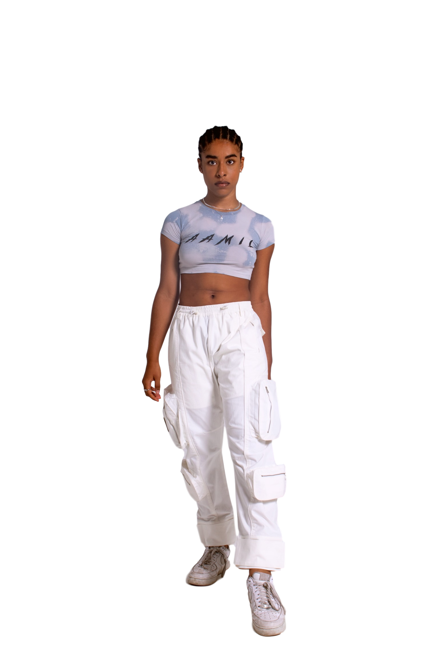 AAMIL Multi-Functional cargo pants (White)